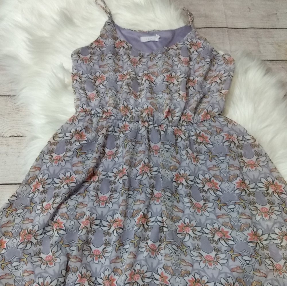 LUSH purple floral dress